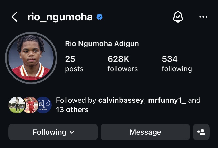 Can Liverpool’s wonderkid Rio Ngumoha still play for Nigeria?