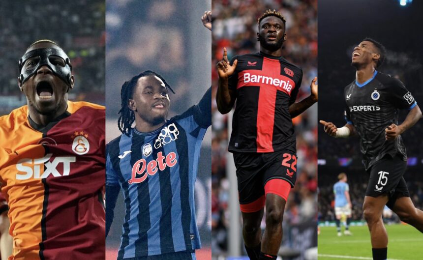Champions League: Osimhen, Lookman, other Nigerian stars discover league phase opponents