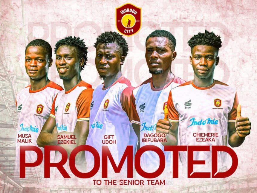 Ikorodu City promote 5 academy graduates ahead of new NPFL season