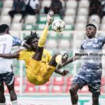 Action from Bendel Insurance v Shooting Stars clash in Benin Photo: Eragbie Joshua for Skyunit Photography