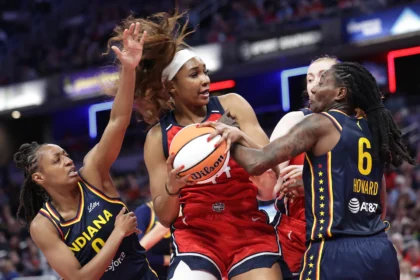 Kiki Iriafen grabs 14th double-double in Mystics’ 91-81 loss to Aces