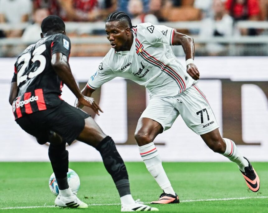 Cremonese reject €1m Rayo Vallecano bid for David Okereke, demand €2.5m