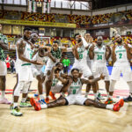 D'Tigers celebrate their win over defending champions Tunisia