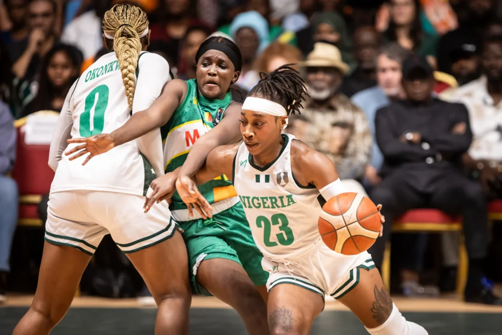 Ezinne Kalu in action for D'Tigress against Mali