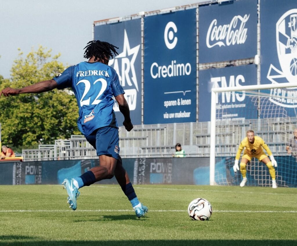 Benjamin Fredrick makes full debut for Dender in 1-1 draw against Standard Liege
