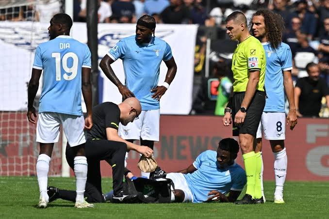 Injury setback for Dele-Bashiru as Lazio confirm thigh problem