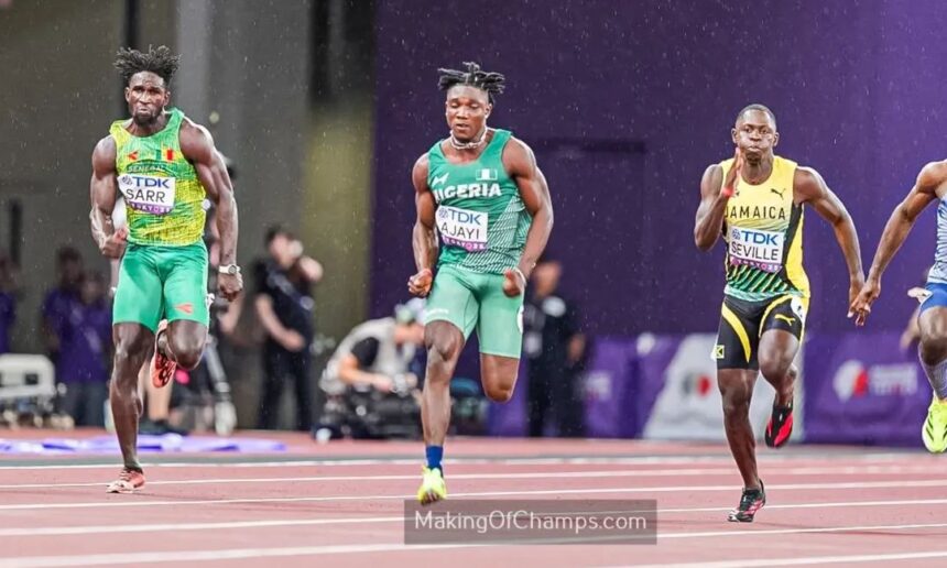 Ajayi, Okon power Nigeria into men’s 100m semi-finals on Day 1 of World Athletics Championships