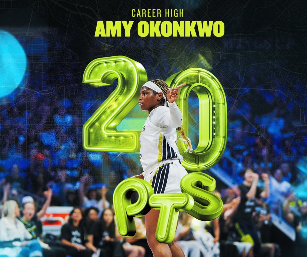 Amy Okonkwo with career-high 20 points