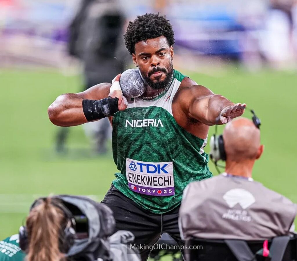 Ajayi, Okon power Nigeria into men’s 100m semi-finals on Day 1 of World Athletics Championships 41 Chukwuebuka Enekwechi