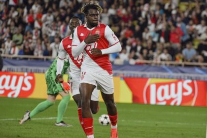 Monaco edge Auxerre 2-1 thanks to Ilenikhena’s 88th-minute goal
