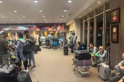 Super Eagles arrive in Bloemfontein ahead of South Africa clash