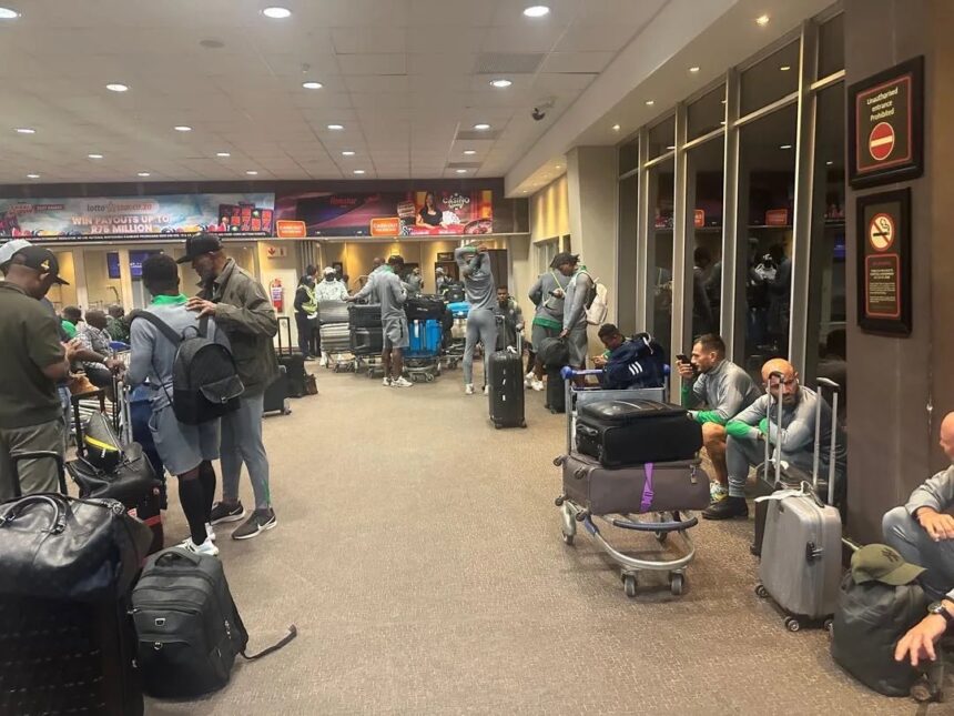 Super Eagles arrive in Bloemfontein ahead of South Africa clash