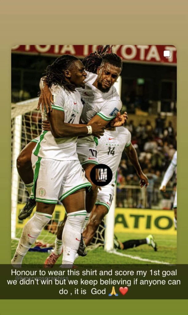 Bassey proud of first Super Eagles goal, remains hopeful of reaching World Cup