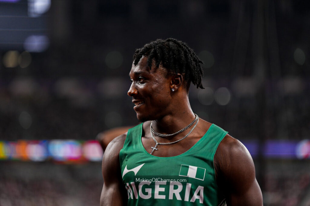Kanyinsola Ajayi makes history with World Championships 100m final qualification