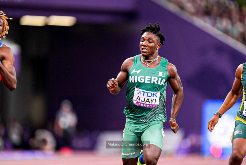Ajayi finishes sixth in 100m World Championships final
