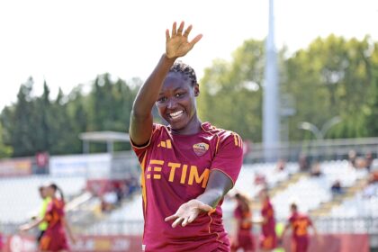 Babajide scores first goal for Roma in 3-0 victory over Sassuolo