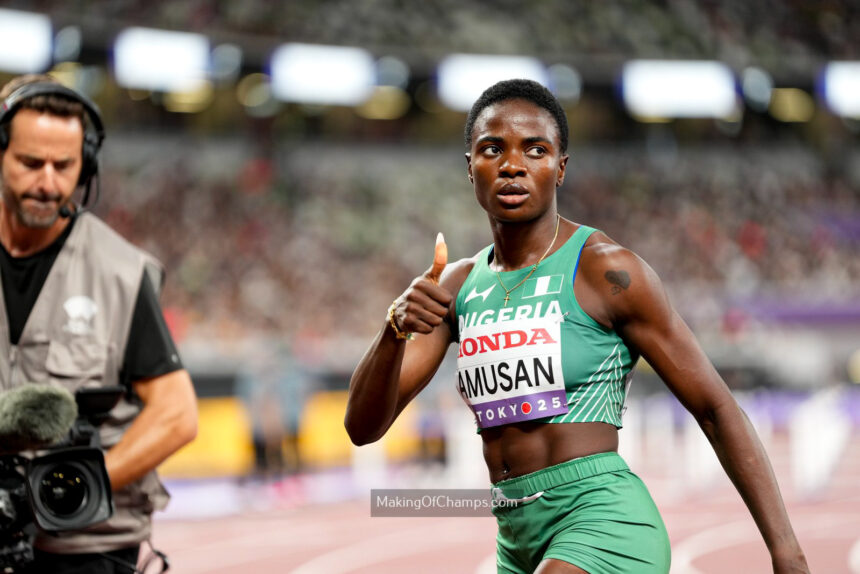 2025 World Championships: Amusan storms into 100m hurdles final
