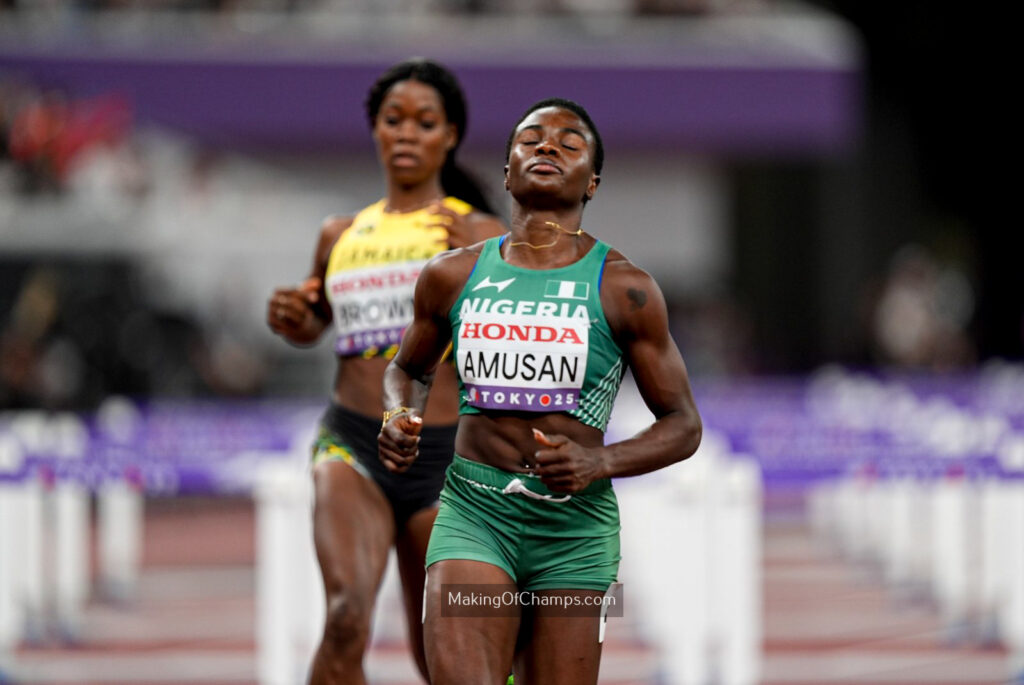 2025 World Championships: Amusan storms into 100m hurdles final