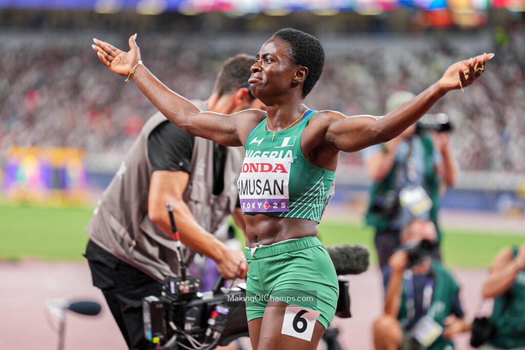 ‘It’s all God’ — Amusan on winning silver at 2025 World Championships