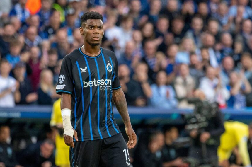 Onyedika suffers injury in Club Brugge’s thrilling 5-5 draw with Westerlo