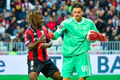 Moffi scores but Nice fall 2-1 to Roma in Europa League opener