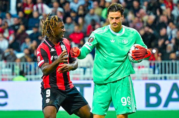 Moffi scores but Nice fall 2-1 to Roma in Europa League opener