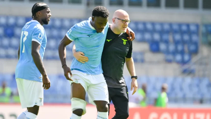 Injury setback for Dele-Bashiru as Lazio confirm thigh problem