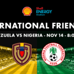 Super Eagles to play friendly against Venezuela in Houston Nov 14