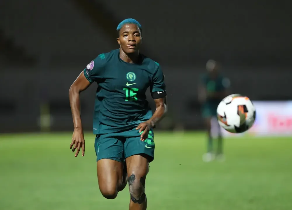 Super Falcons captain Rasheedat Ajibade