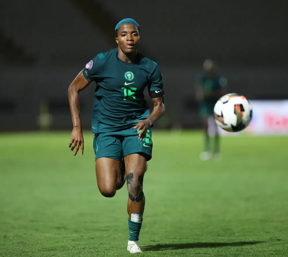 Super Falcons captain Rasheedat Ajibade