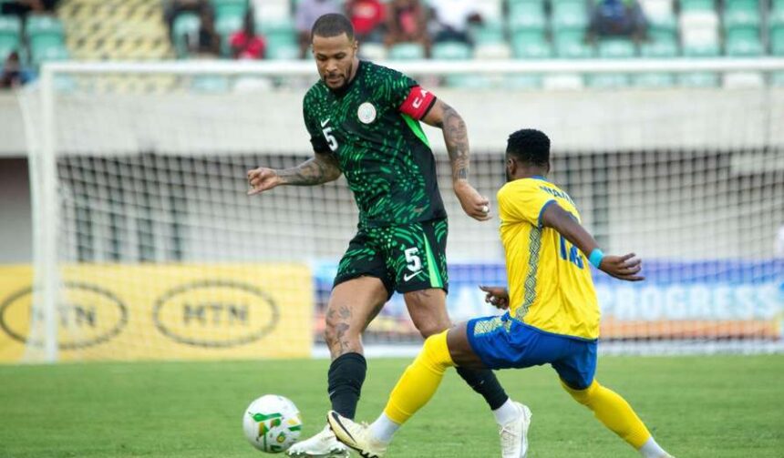 Troost-Ekong in action against Rwanda