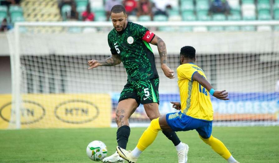 Troost-Ekong in action against Rwanda