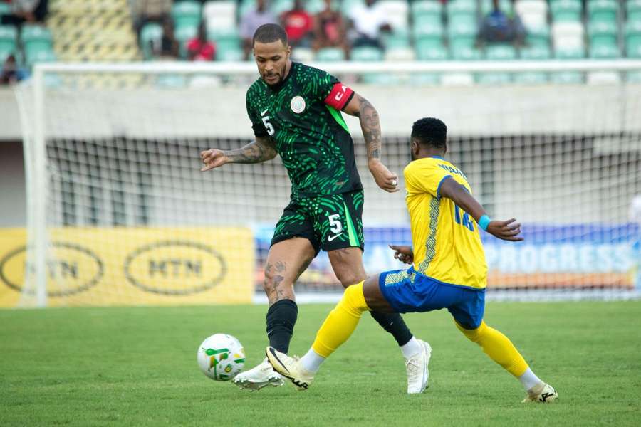 Troost-Ekong in action against Rwanda