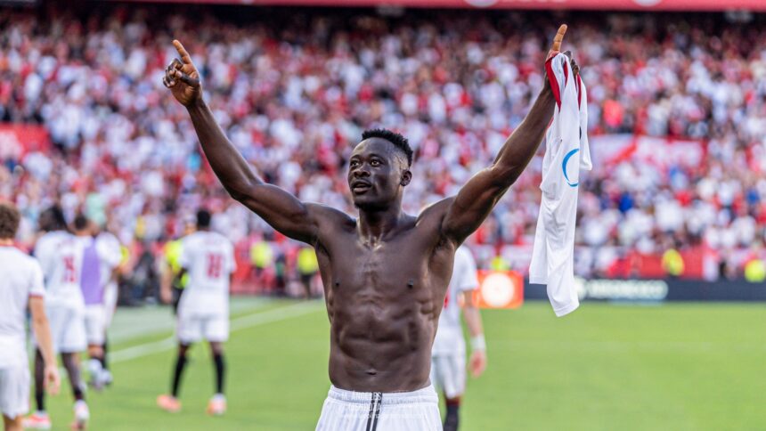 Akor Adams scores, Ejuke assists as Sevilla stun Barcelona 4-1