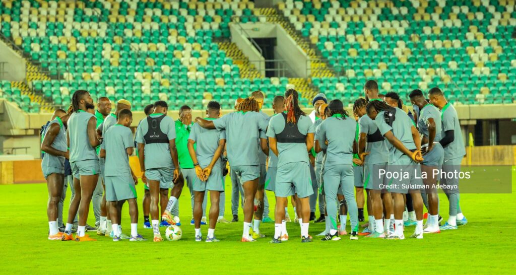 Super Eagles... Photo: Pooja