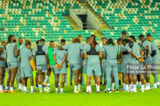 Super Eagles... Photo: Pooja
