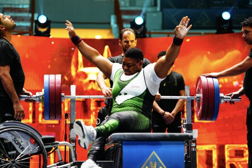 Para Powerlifting: Folashade Oluwafemiayo breaks world record in women’s over 86kg category
