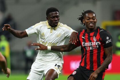 Akinsanmiro grabs first Serie A assist as Pisa hold AC Milan in dramatic 2-2 draw