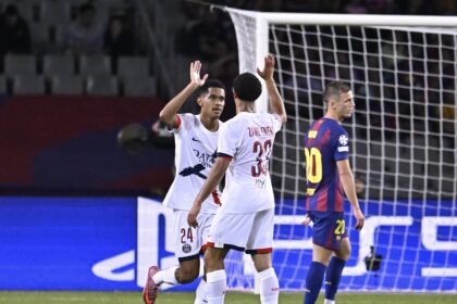 Ramos’ late strike seals PSG victory over Barcelona in Champions League thriller