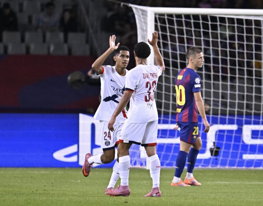 Ramos’ late strike seals PSG victory over Barcelona in Champions League thriller