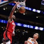 Rockets crush Hawks 133–115 as Okogie, Sheppard steal the show