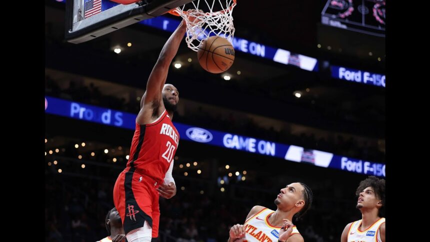 Rockets crush Hawks 133–115 as Okogie, Sheppard steal the show 37 Rockets crush Hawks 133–115 as Okogie, Sheppard steal the show