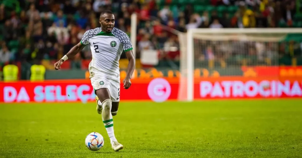 Bright Osayi-Samuel in action 