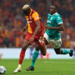 Osimhen in action against Liverpool in the group phase