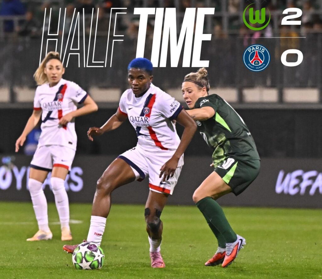 Rasheedat Ajibade in action for PSG