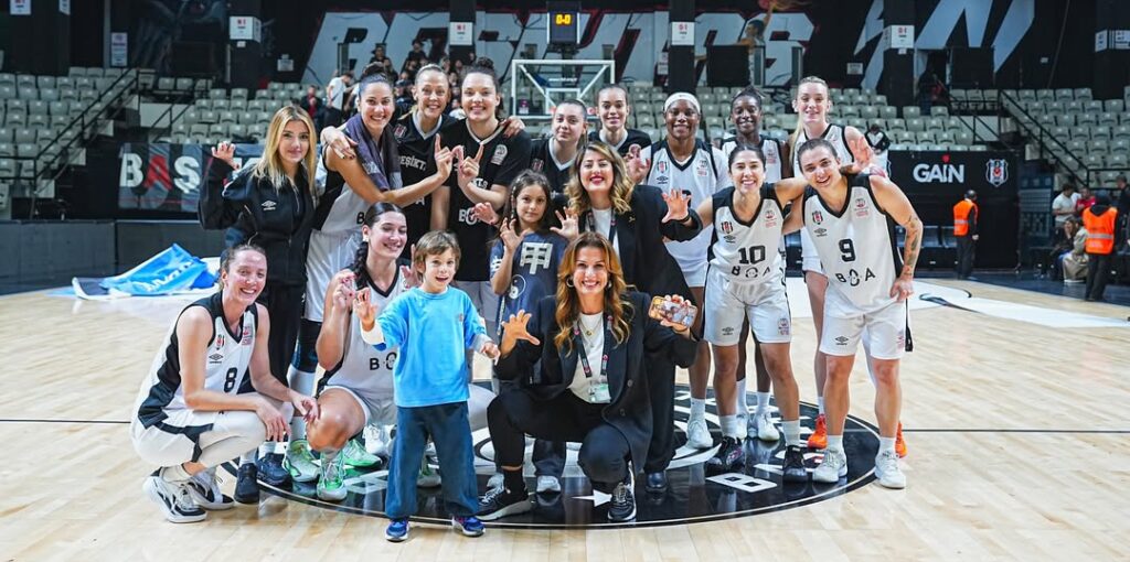 Amy Okokwo and teammates celebrating the win