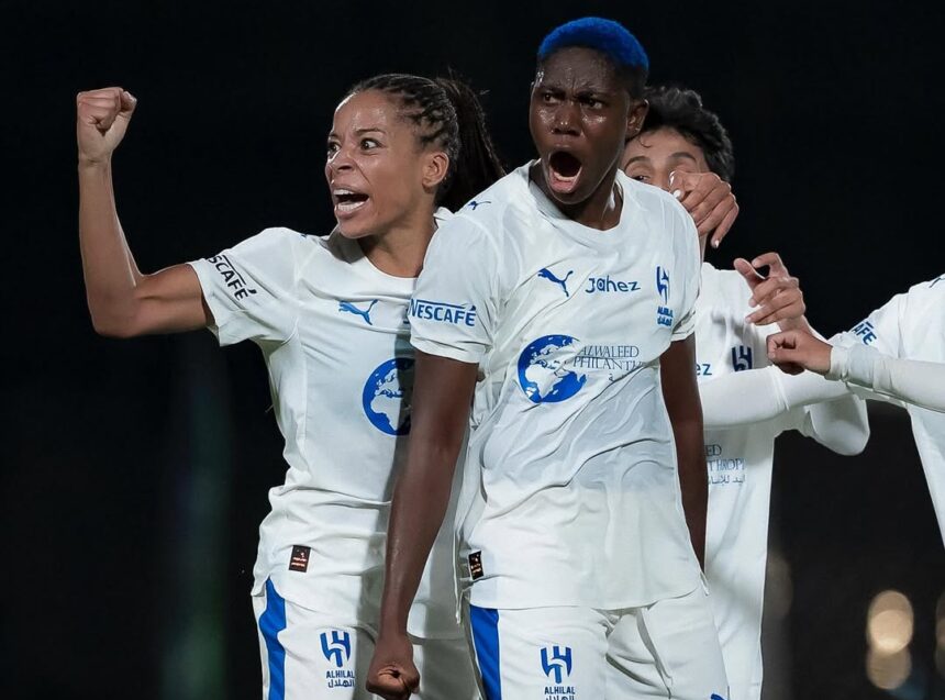 Oshoala’s dramatic 93rd-minute winner fires Al Hilal past Plumptre’s Al-Ittihad