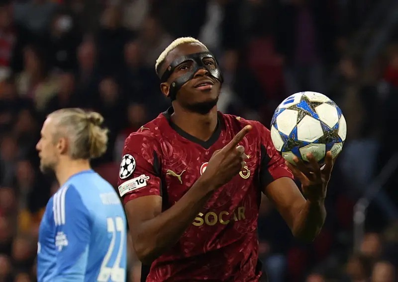 Osimhen fires Galatasaray past Ajax with stunning hat-trick in 3-0 win