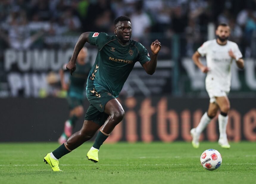 Boniface names Neymar, Ben Arfa as his football GOATs 37 Victor Boniface in action for Werder Bremen