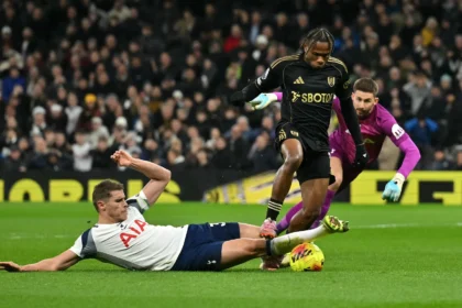 Samuel Chukwueze in action for Fulham